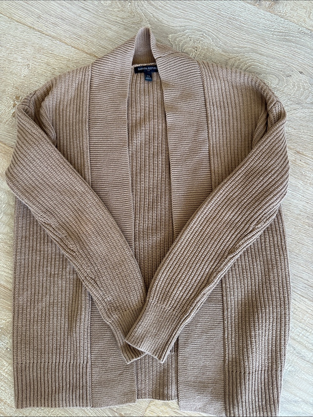 Banana Republic Women’s  Shawl Collar Cardigan - Camel Brown